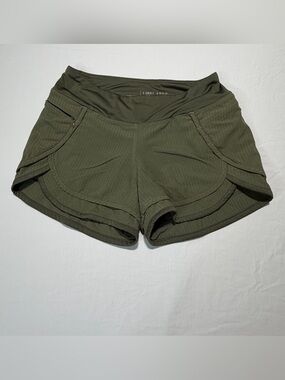 Hylete Olive Green Women's Athletic Shorts